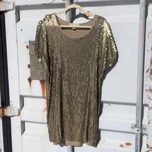 Michael Kors Gold Sequin Dress